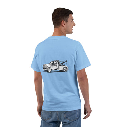 Wheel Lift Tow Truck Men's Short-Sleeve Crewneck Tee