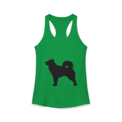 Malamute Silhouette Women's Racerback Tank