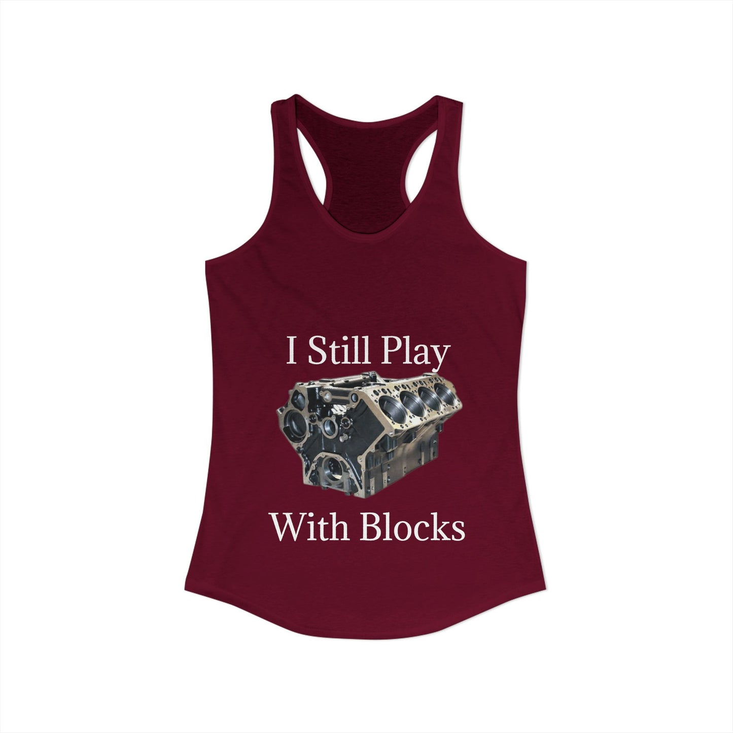 Play With Blocks Women's Racerback Tank