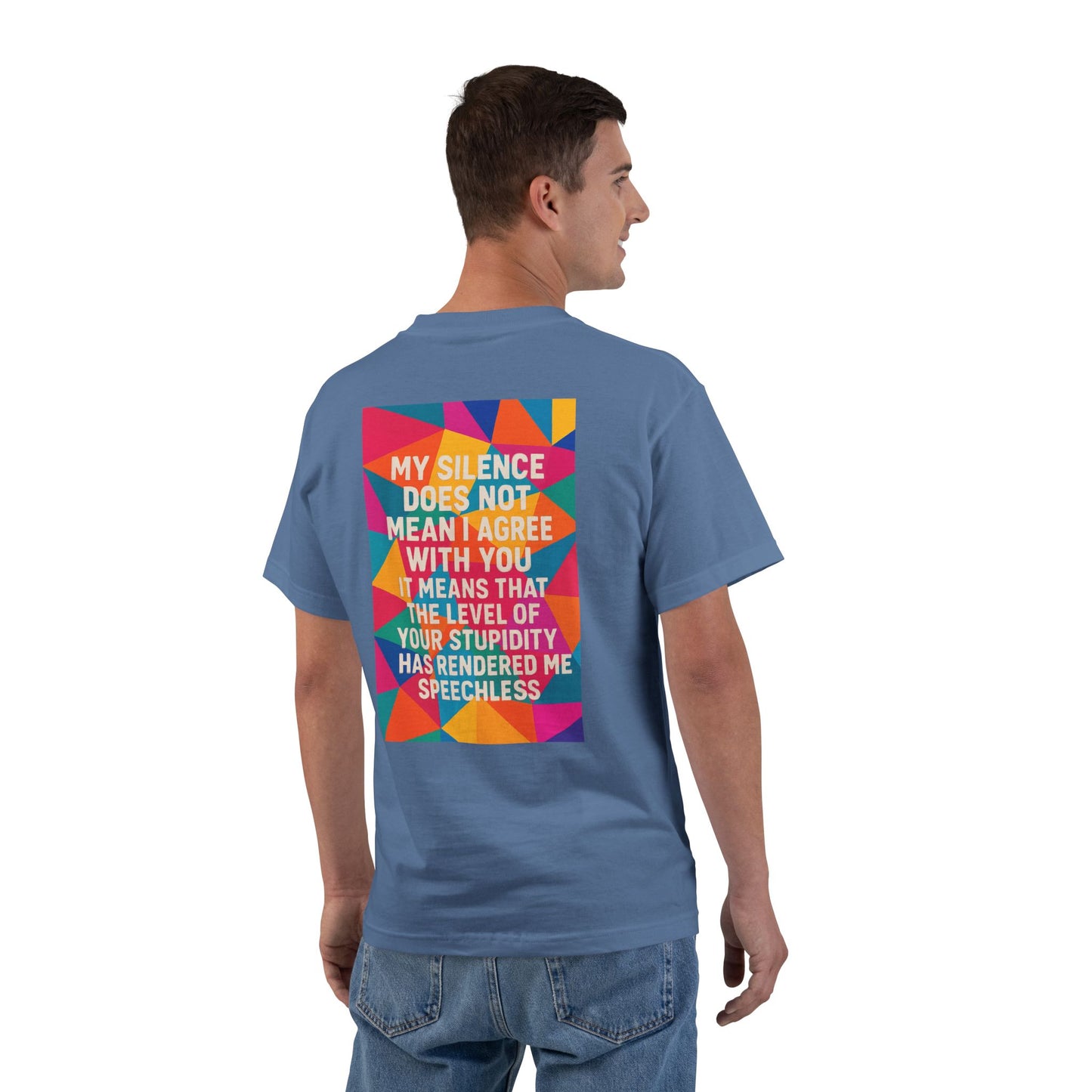 Speechless Men's Short-Sleeve Crewneck Tee