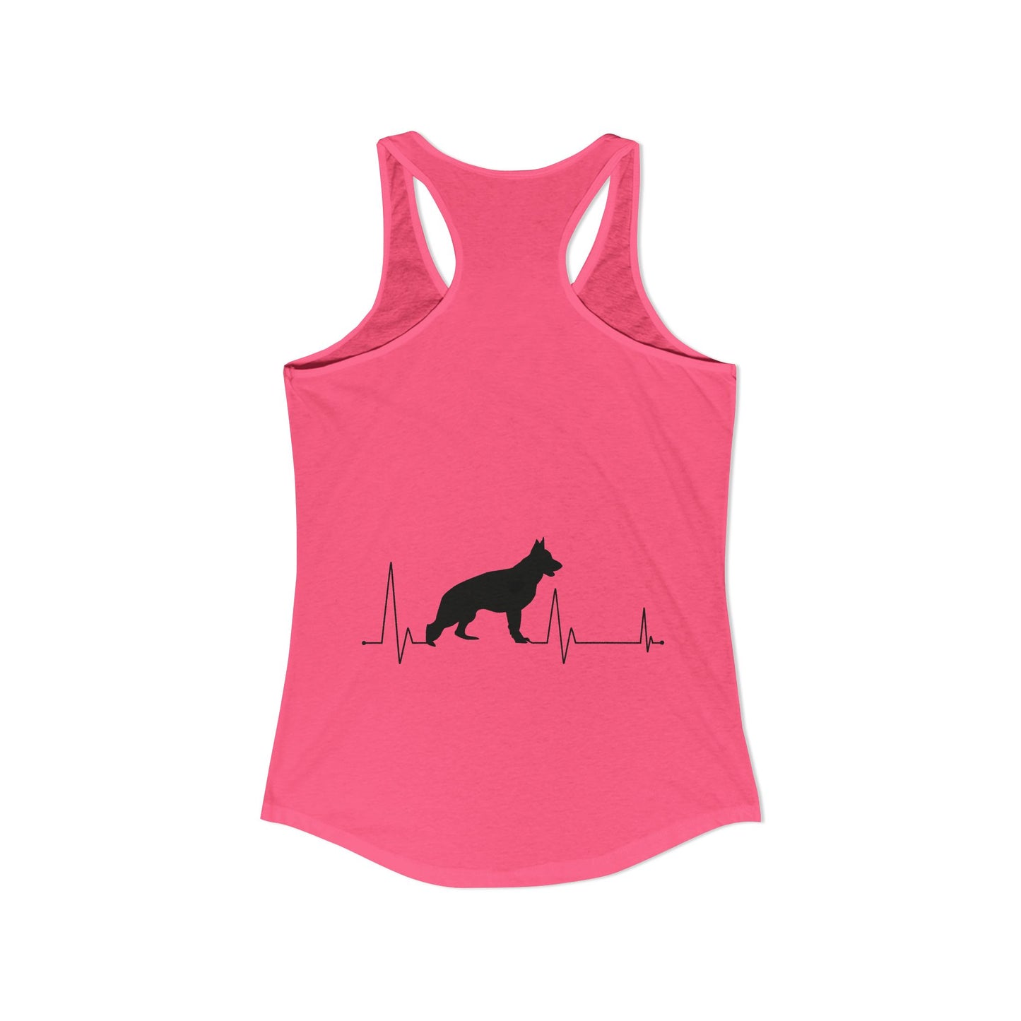 My Heart Beats For German Shepherds Women's Racerback Tank