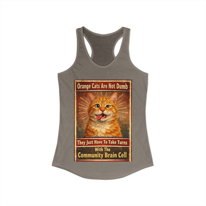 Community Brain Cell Women's Racerback Tank