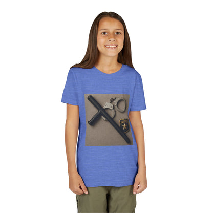 Law Enforcement Appreciation Youth Unisex Short Sleeve Crewneck Tee