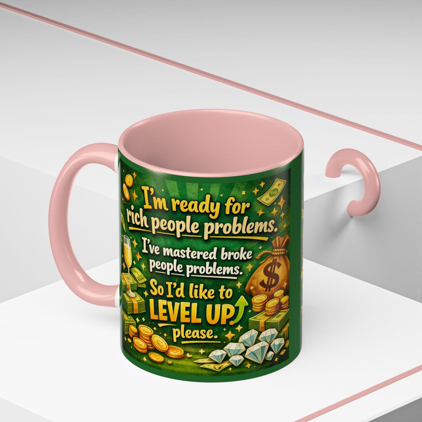 Level Up 2-Tone Coffee Mug