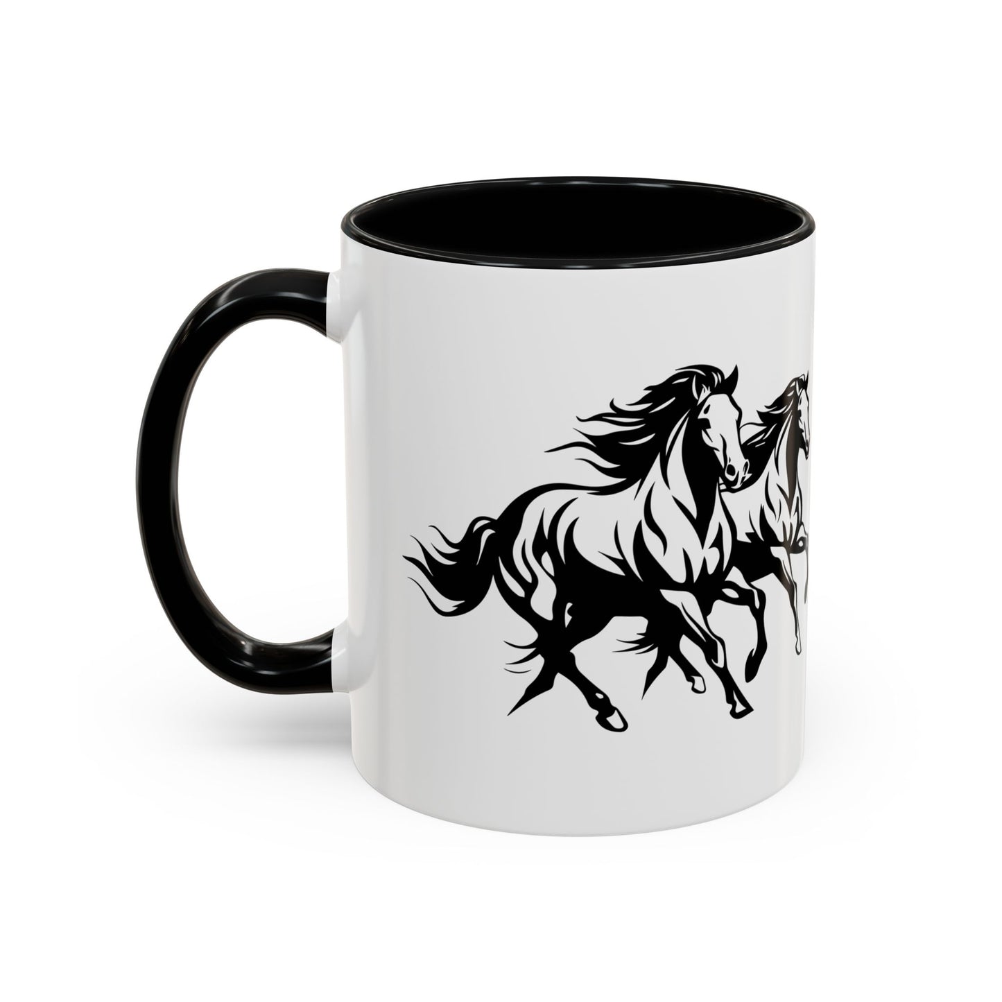 Horsin' Around 2-Tone Coffee Mug