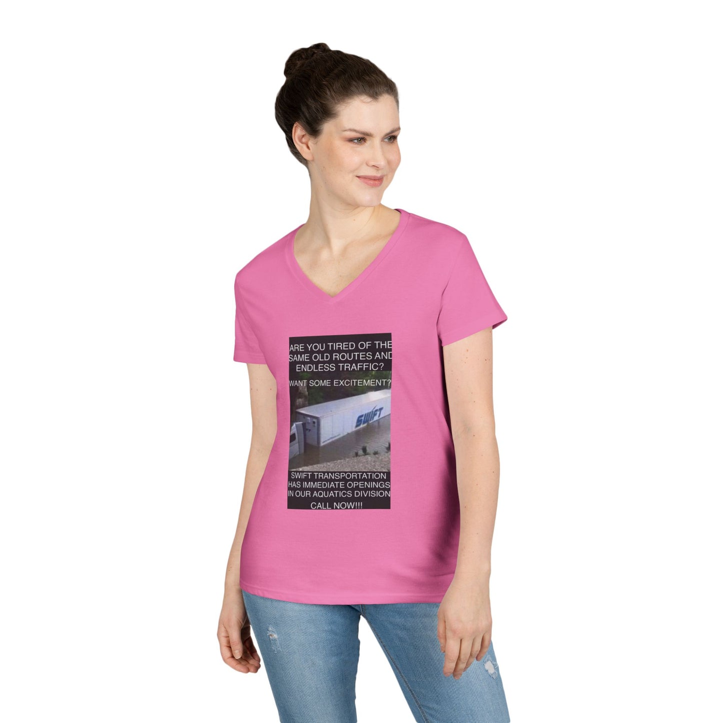 Swift Aquatics Women's V-Neck T-Shirt