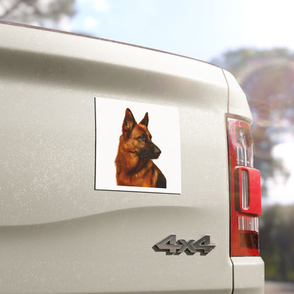 German Shepherd Head Indoor/Outdoor Magnet