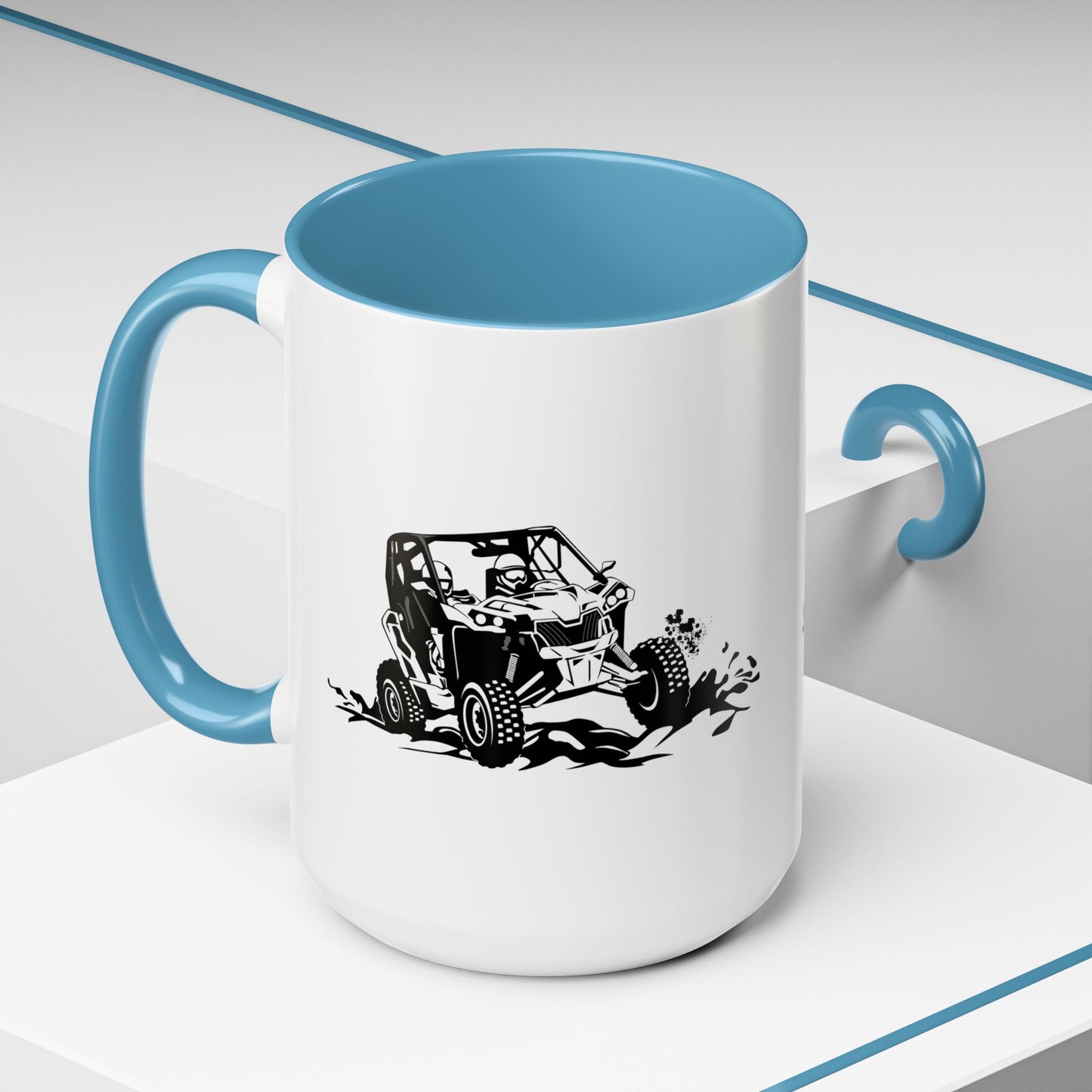 Slingin' Mud Side By Side 2-Tone Coffee Mug