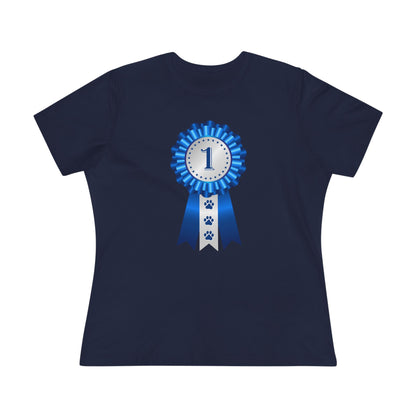 Show Ribbon Women's Short Sleeve Crewneck Tee