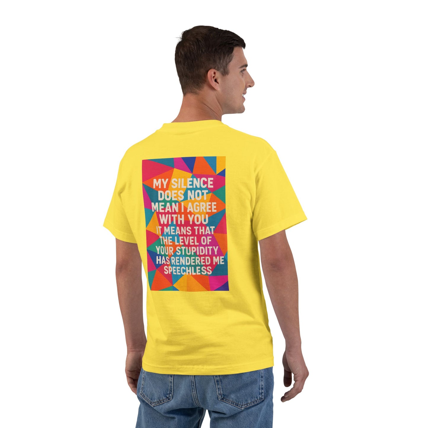 Speechless Men's Short-Sleeve Crewneck Tee