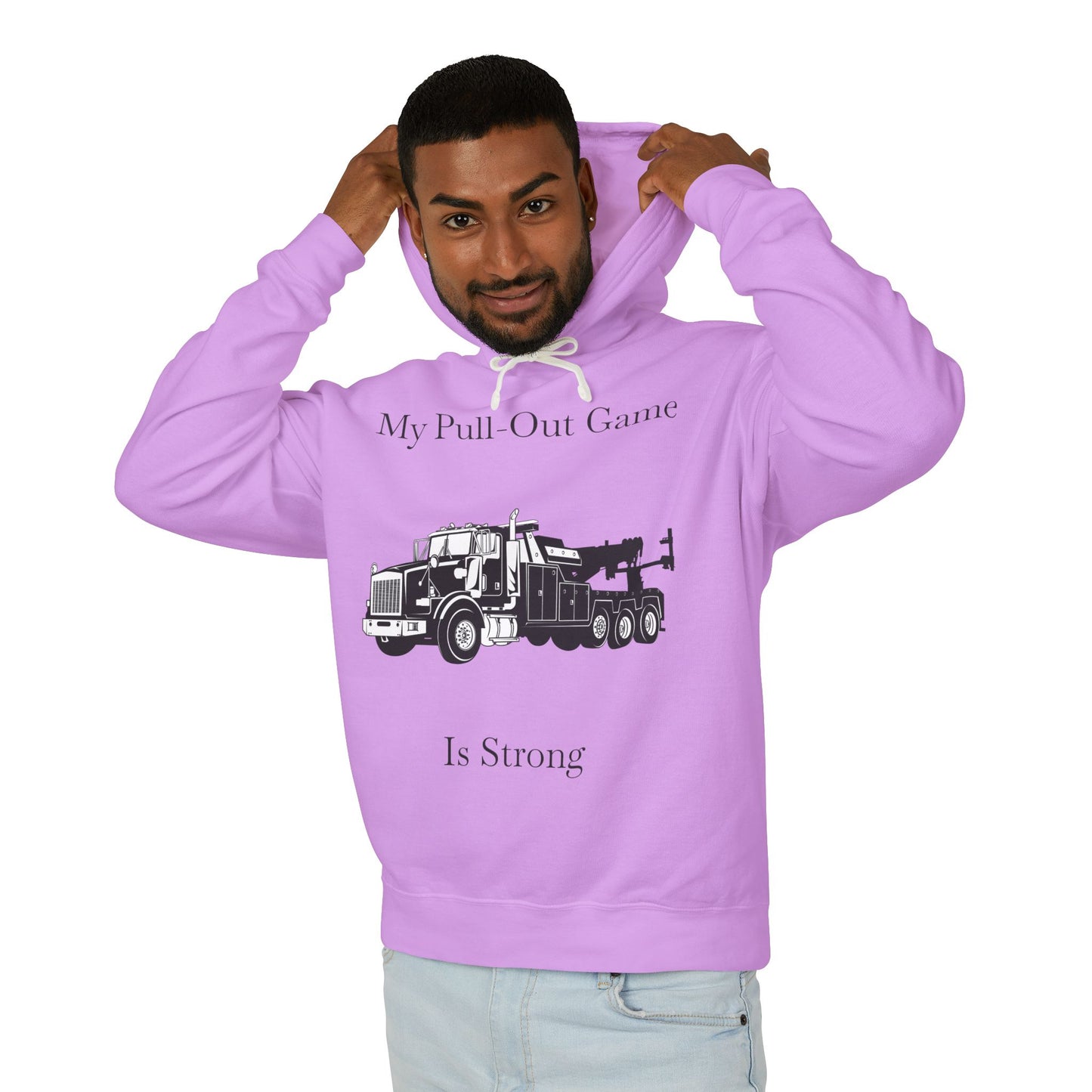 Pull Out Heavy Tow Truck Unisex Lightweight Hoodie