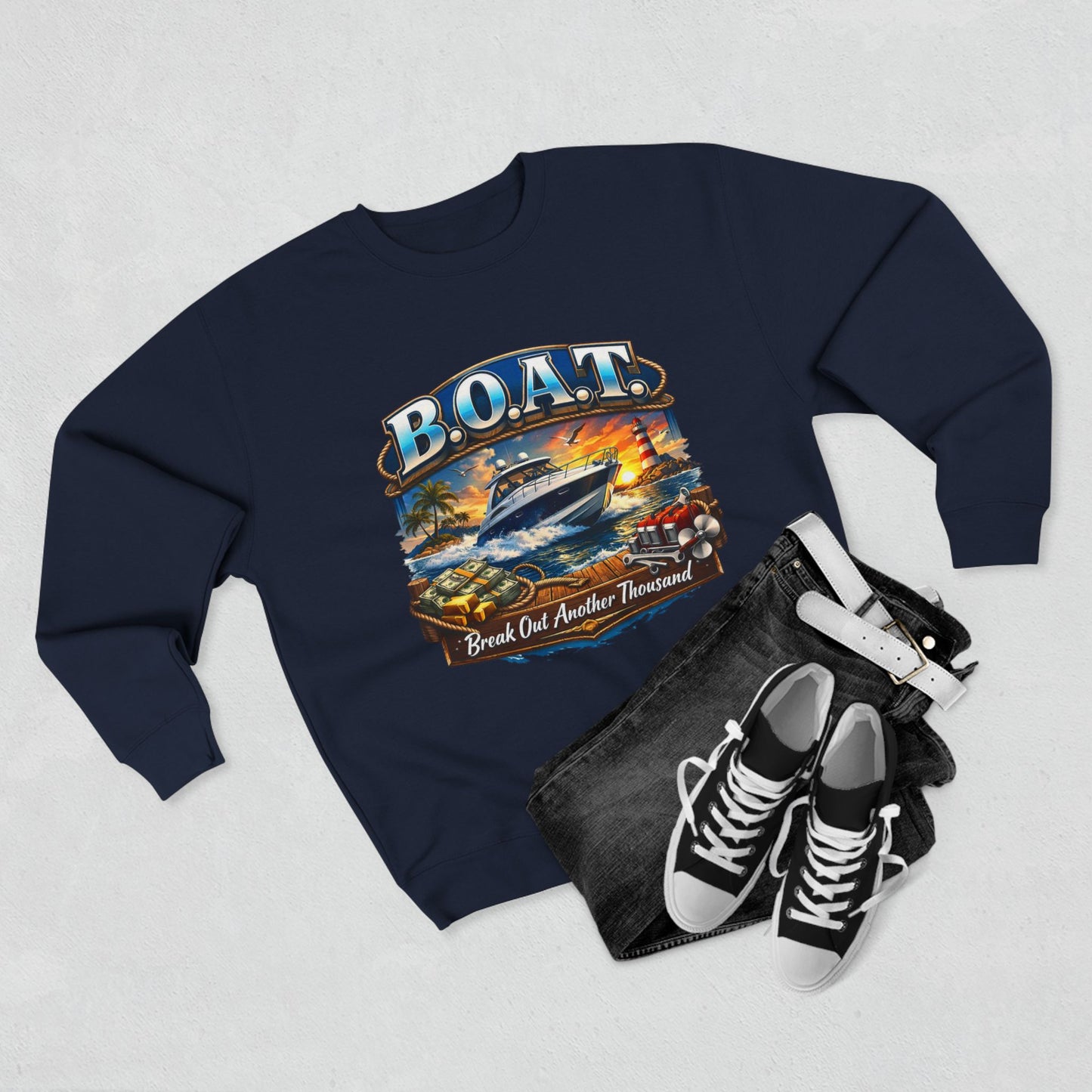 B.O.A.T. Unisex Crewneck Sweatshirt