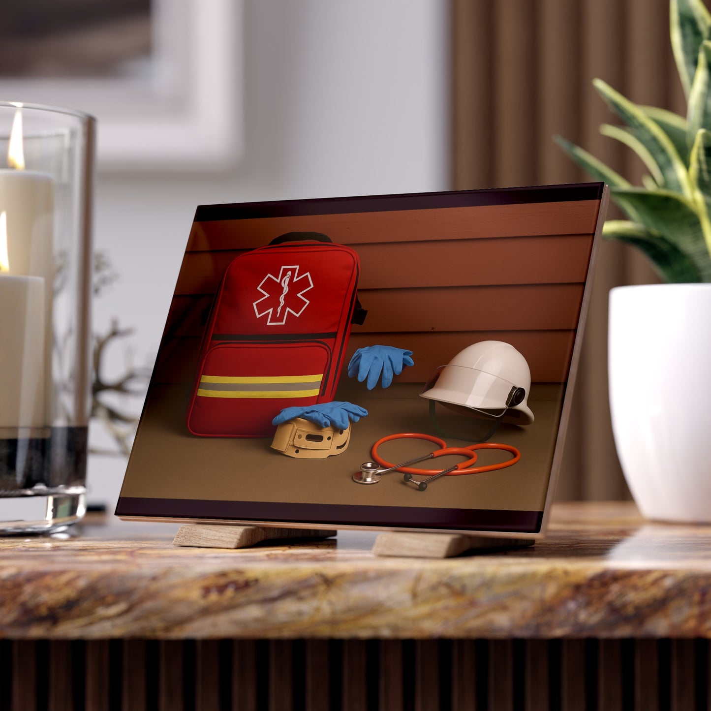 EMS Appreciation Ceramic Photo Tile