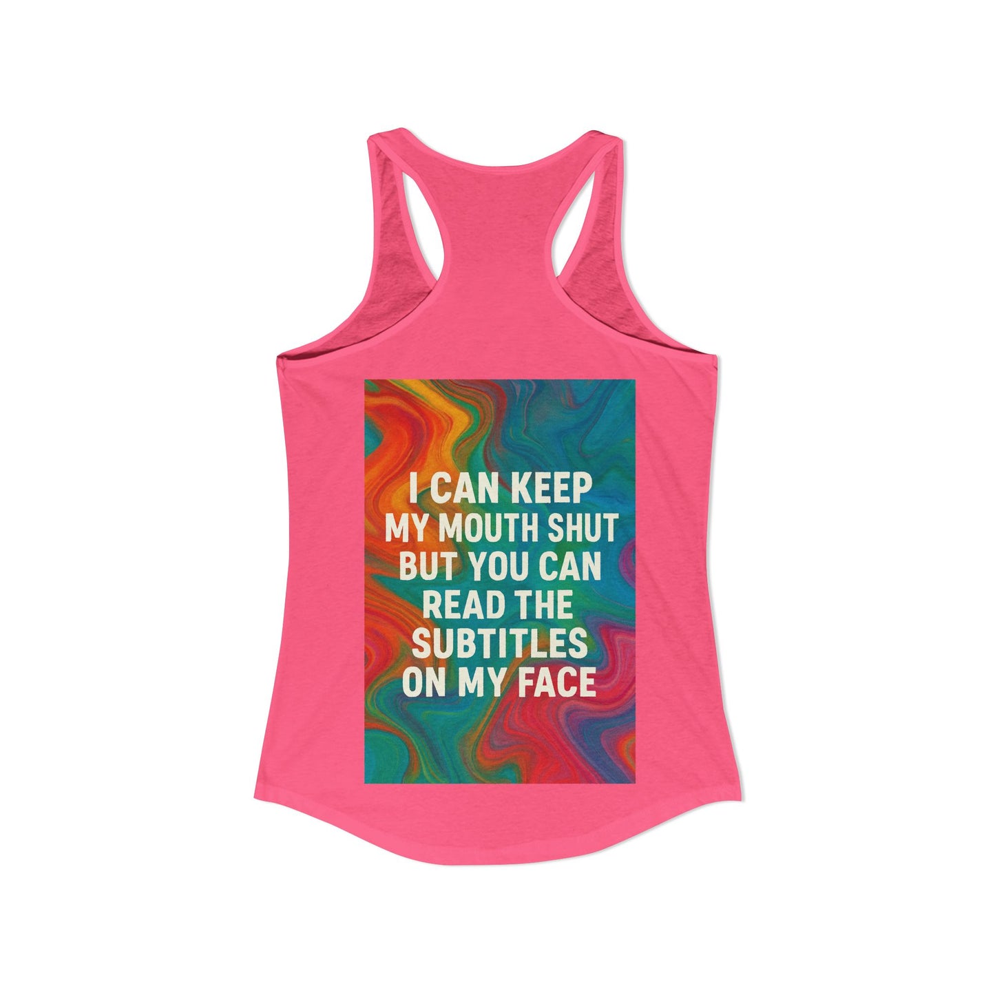 Subtitles Women's Racerback Tank