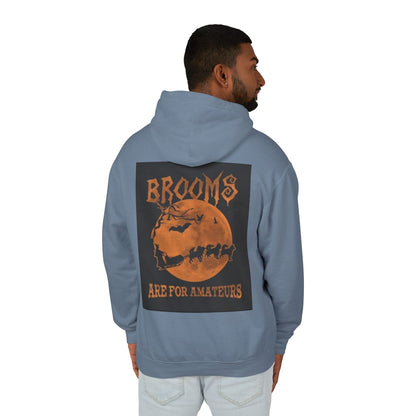 Brooms Are For Amateurs Unisex Lightweight Hoodie