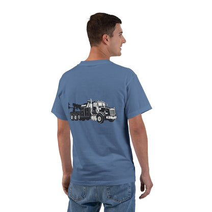 Heavy Tow Truck Men's Short-Sleeve Crewneck Tee