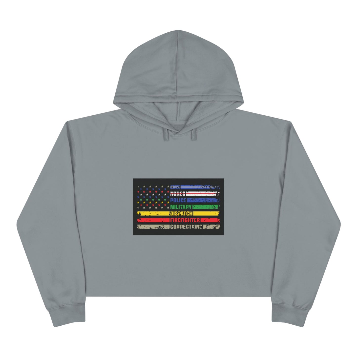 First Responder Women's Crop Hoodie
