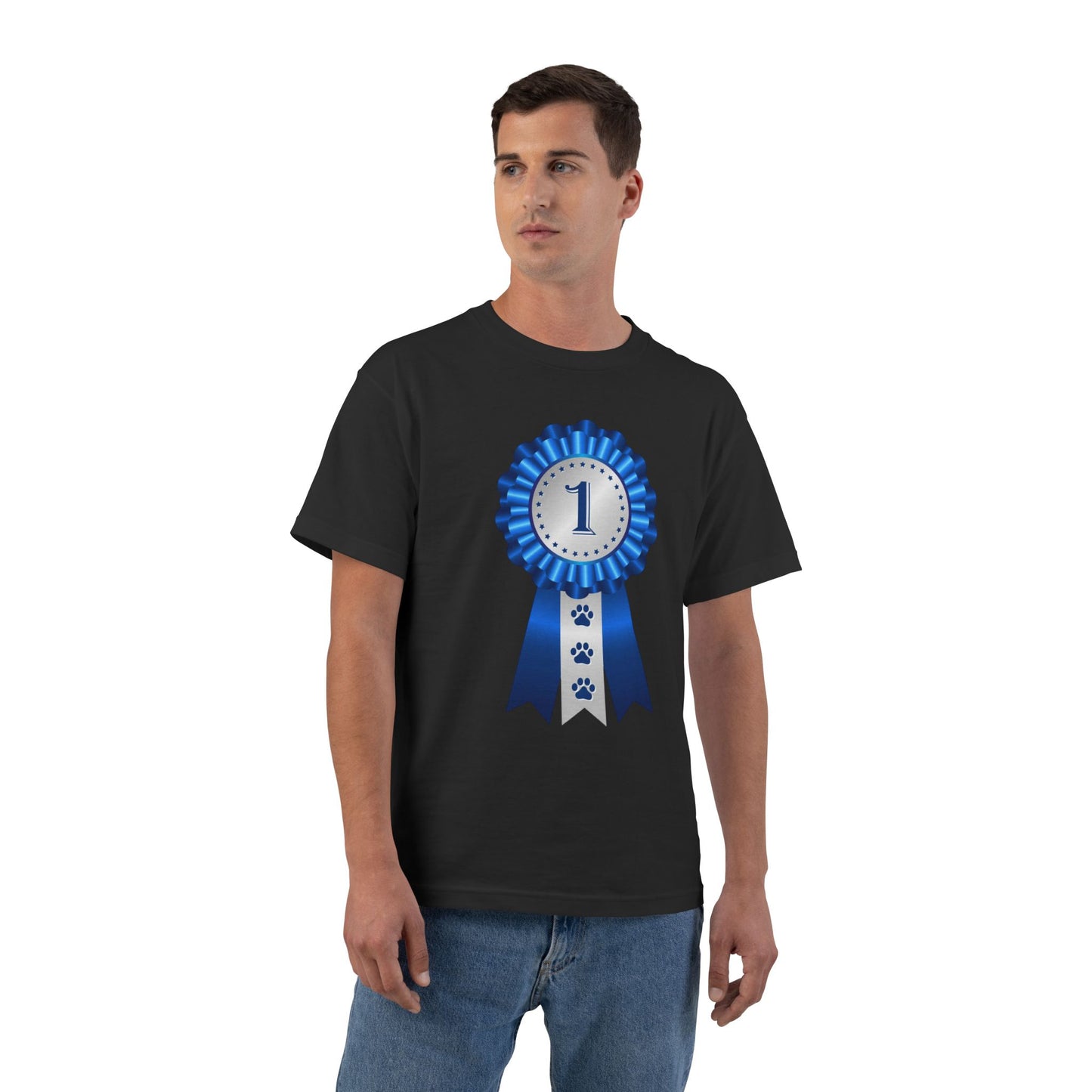 Show Ribbon Men's Short-Sleeve Crewneck Tee