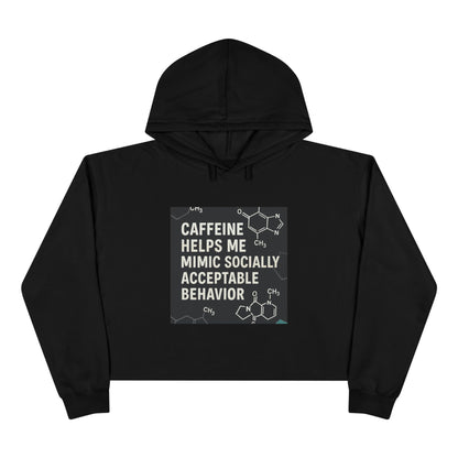 Socially Acceptable Women's Crop Hoodie