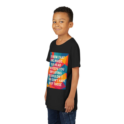 No Filter Youth Unisex Short Sleeve Crewneck Tee