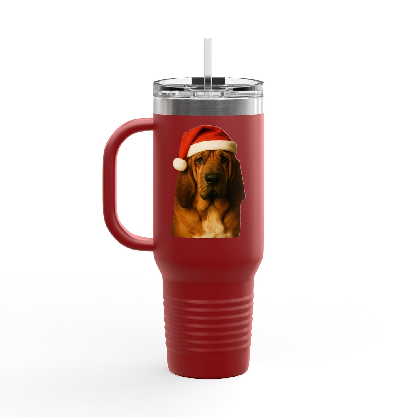 Santa Paws Bloodhound Insulated Travel Mug