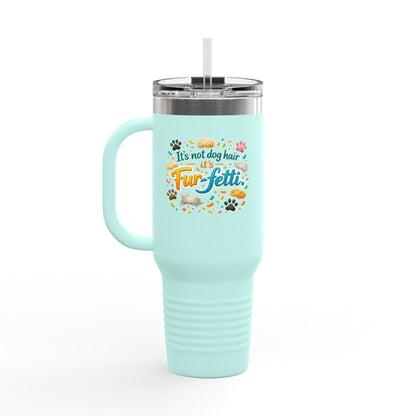 Fur-Fetti Dog Insulated Travel Mug