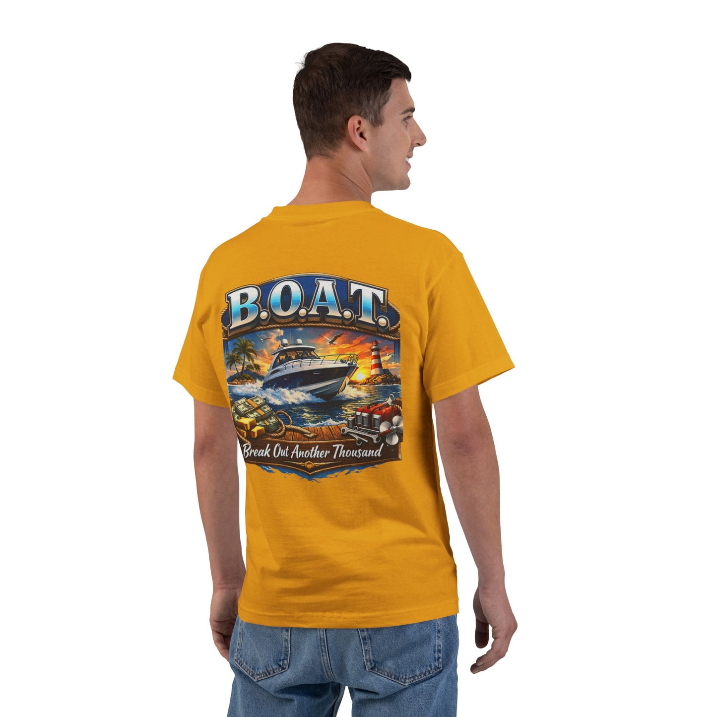 B.O.A.T. Men's Short-Sleeve Crewneck Tee