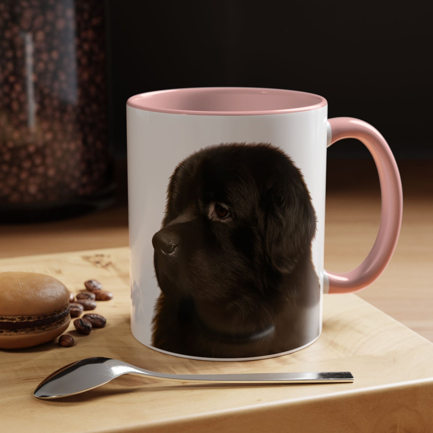 Newfie Head 2-Tone Coffee Mug
