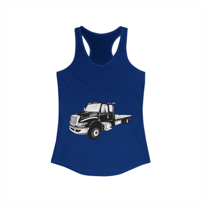 Flatbed Tow Truck Women's Racerback Tank