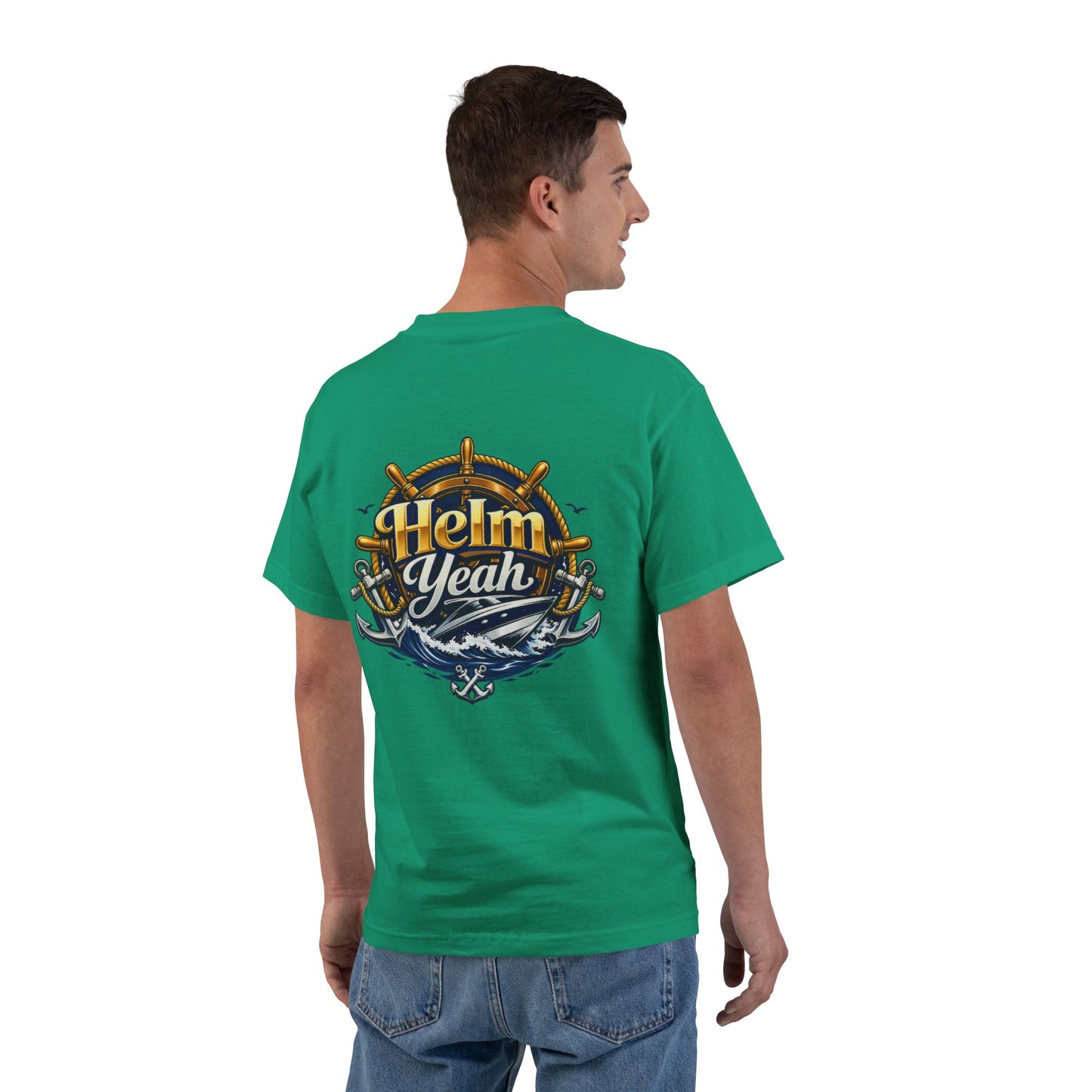 Helm Yeah Men's Short-Sleeve Crewneck Tee