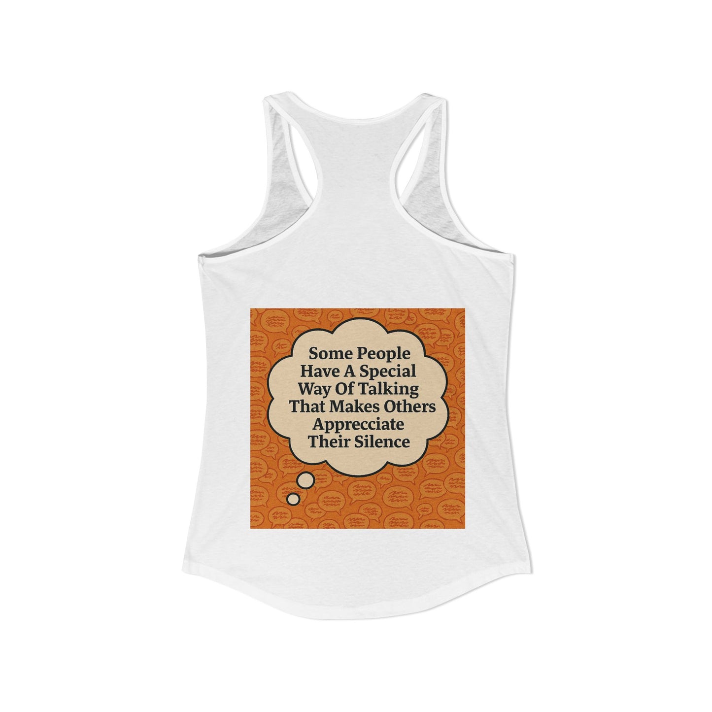 Special Way Of Talking Women's Racerback Tank
