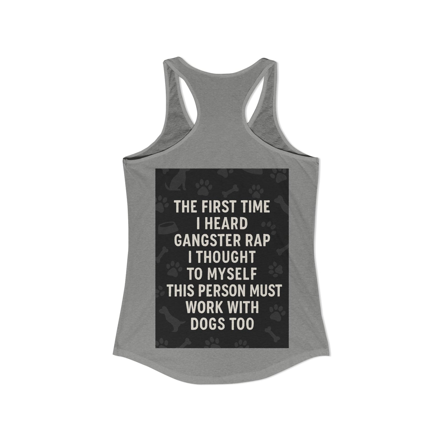 Gangster Rap Women's Racerback Tank