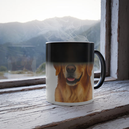 Golden Head Color Changing Mug