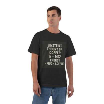 Einstein's Theory Of Coffee Men's Short-Sleeve Crewneck Tee