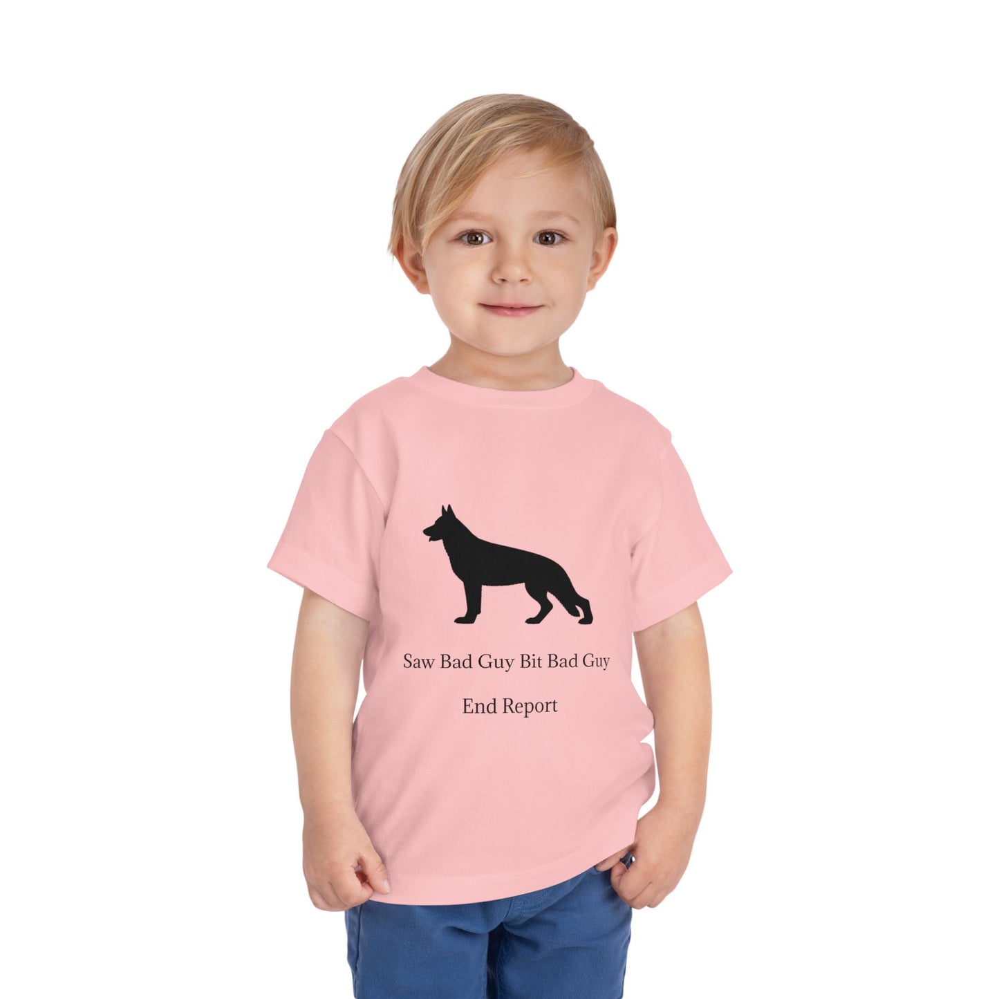 Bad Guy Toddler Unisex Short Sleeve Crewneck Tee