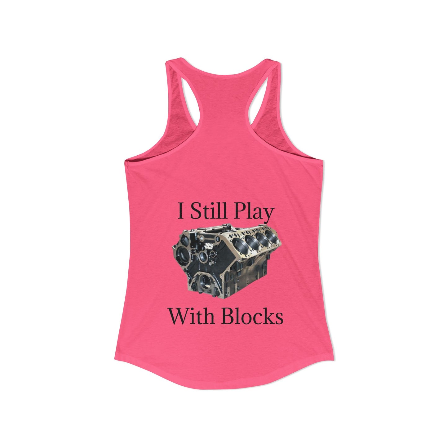Play With Blocks Women's Racerback Tank