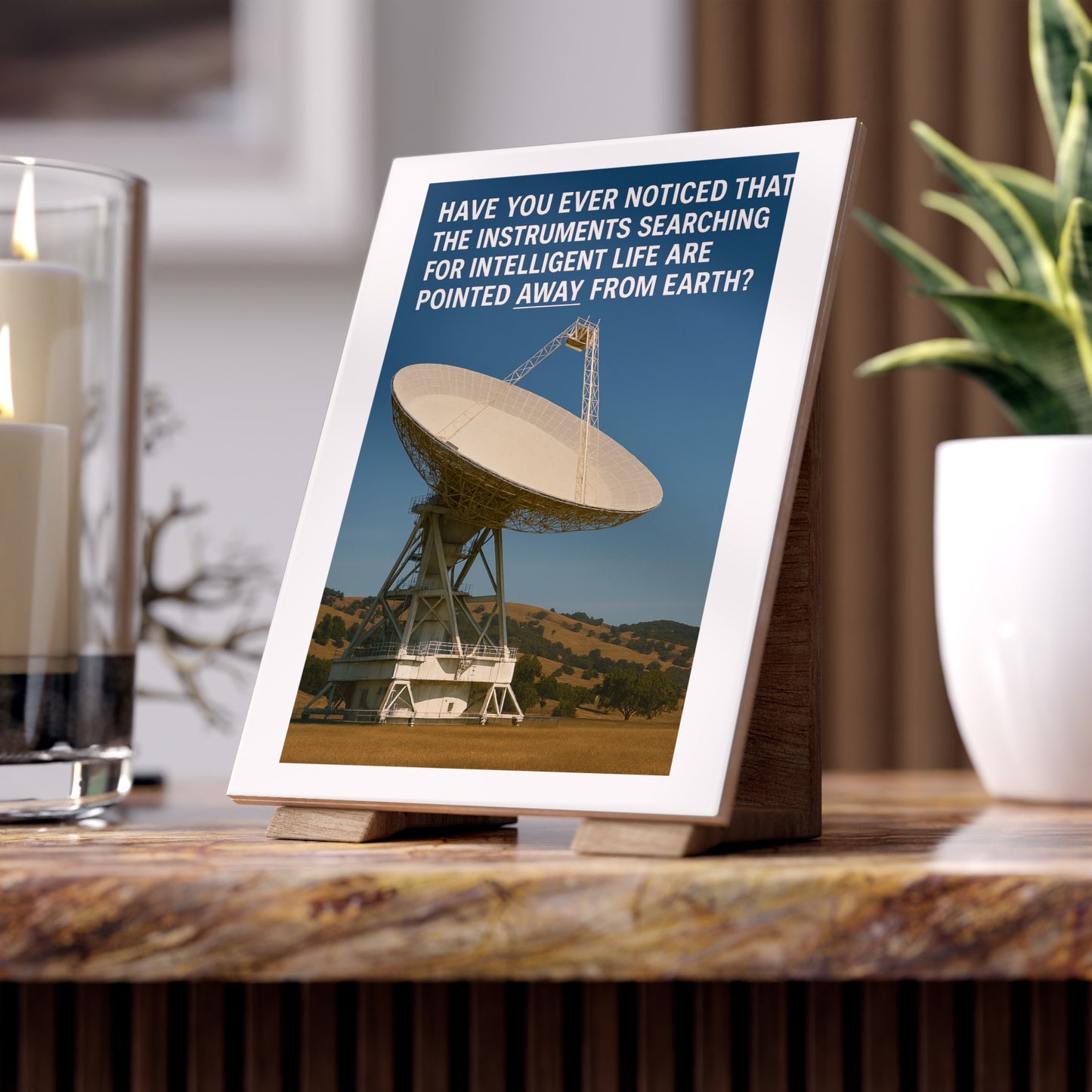 Intelligent Life Ceramic Photo Tile