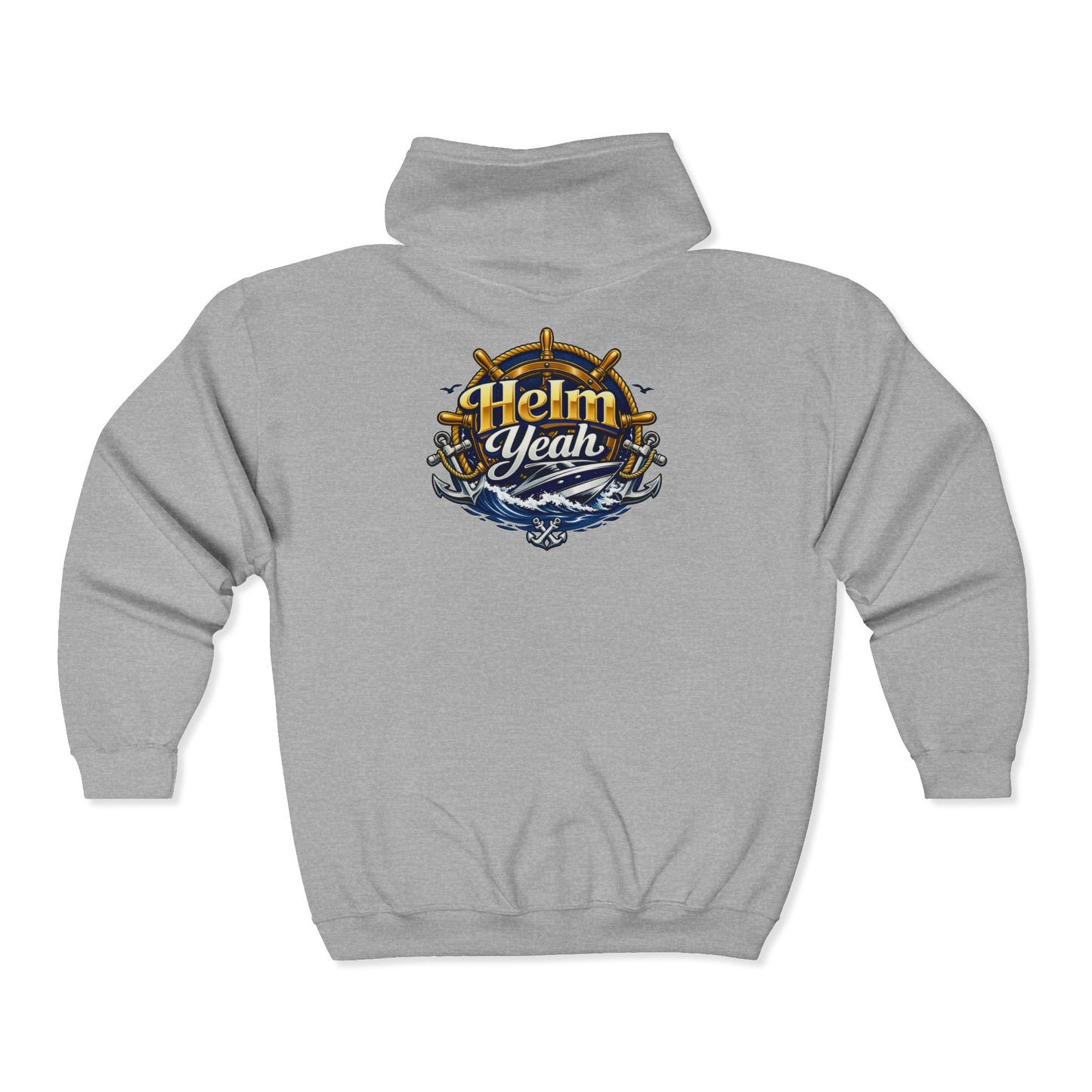 Helm Yeah Unisex Full Zip Hoodie