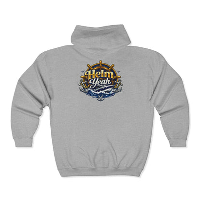Helm Yeah Unisex Full Zip Hoodie
