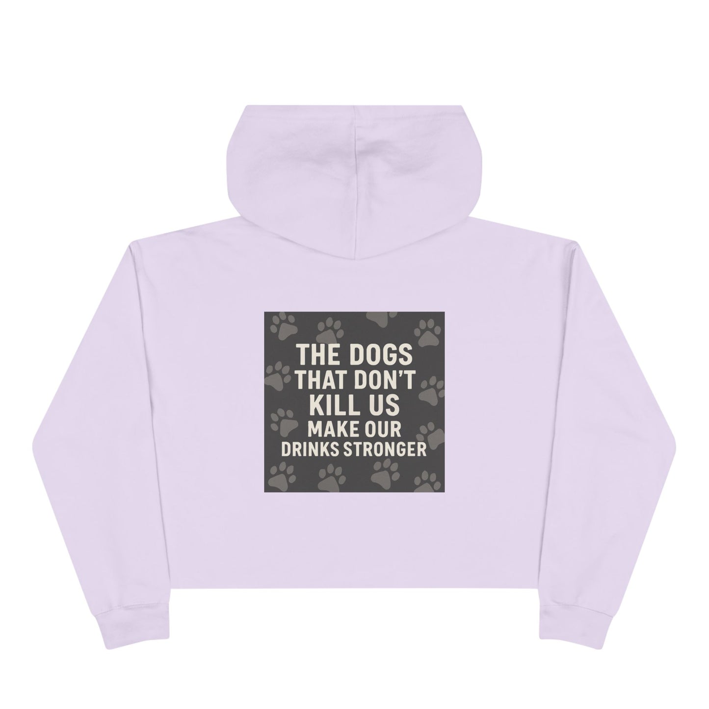 Drinks Stronger Women's Crop Hoodie