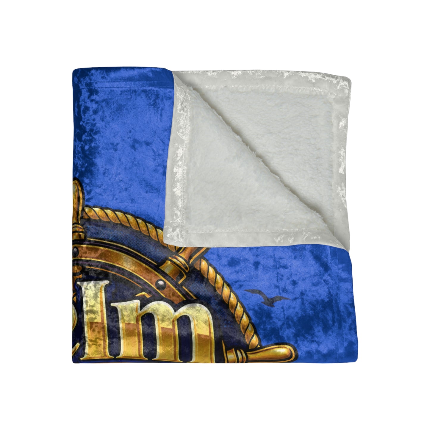 Helm Yeah Crushed Velvet Blanket