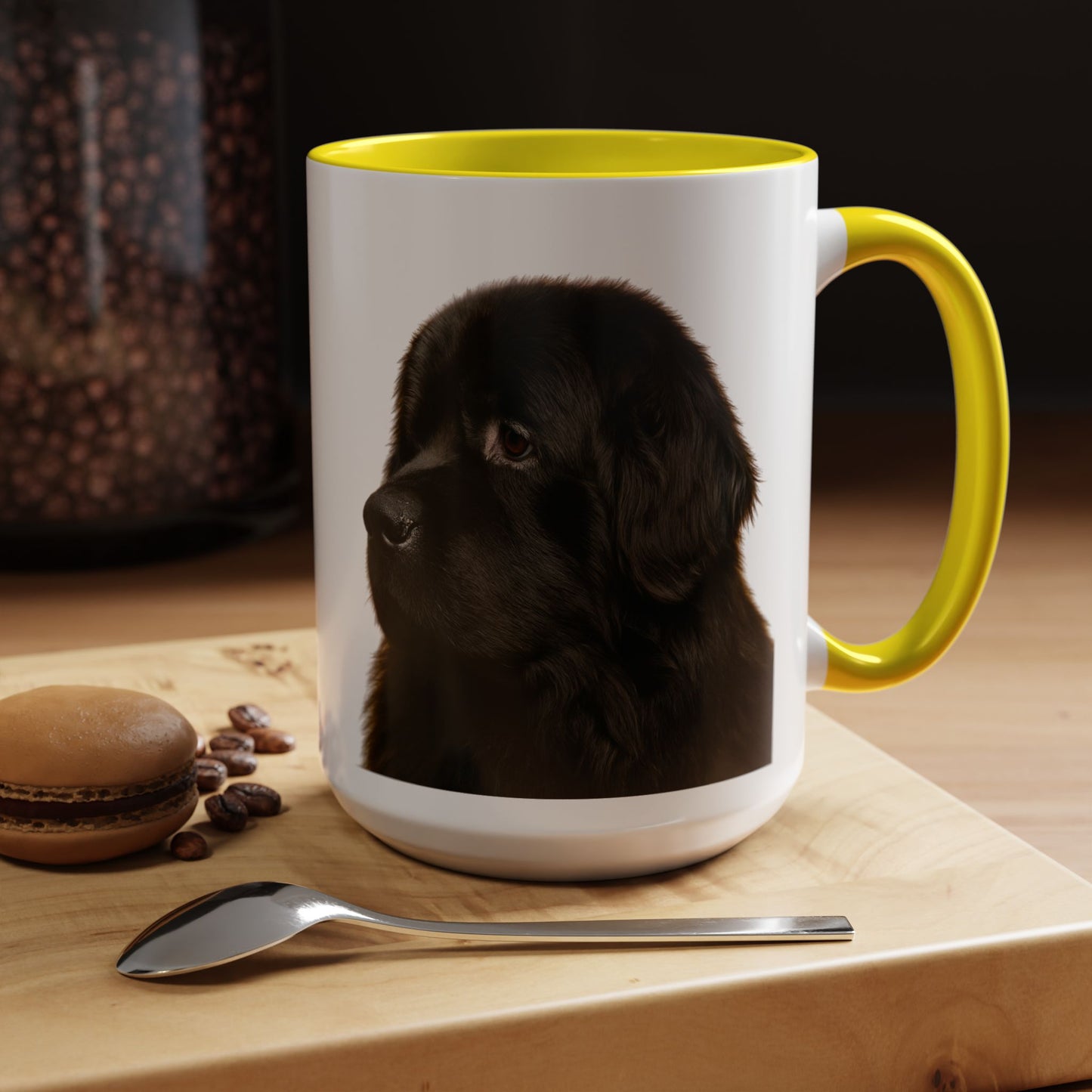 Newfie Head 2-Tone Coffee Mug