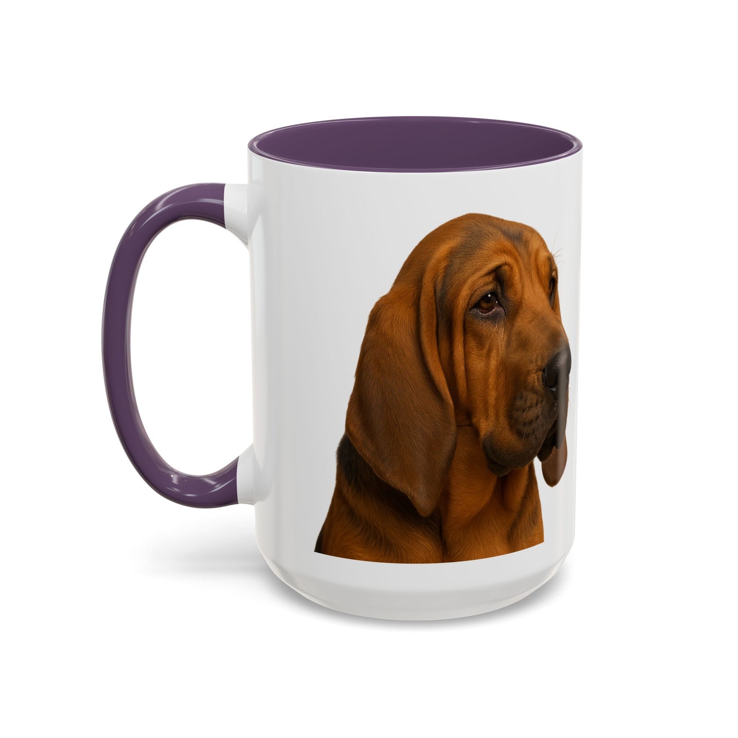 Bloodhound Head 2-Tone Coffee Mug