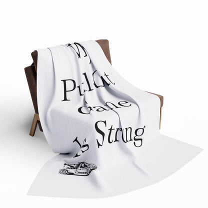 Pull Out Wheel Lift Tow Truck Arctic Fleece Blanket