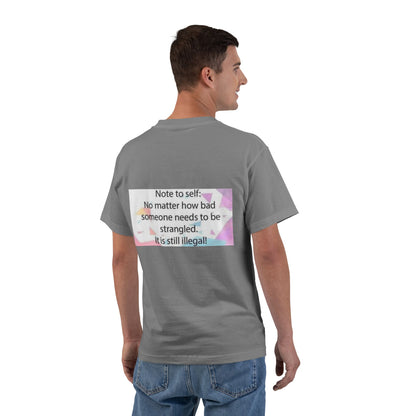 Note To Self Men's Short-Sleeve Crewneck Tee