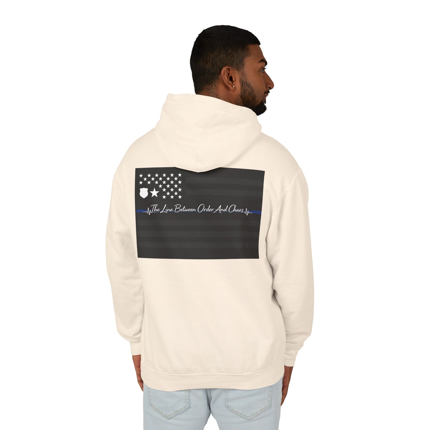 Thin Blue Line Unisex Lightweight Hoodie