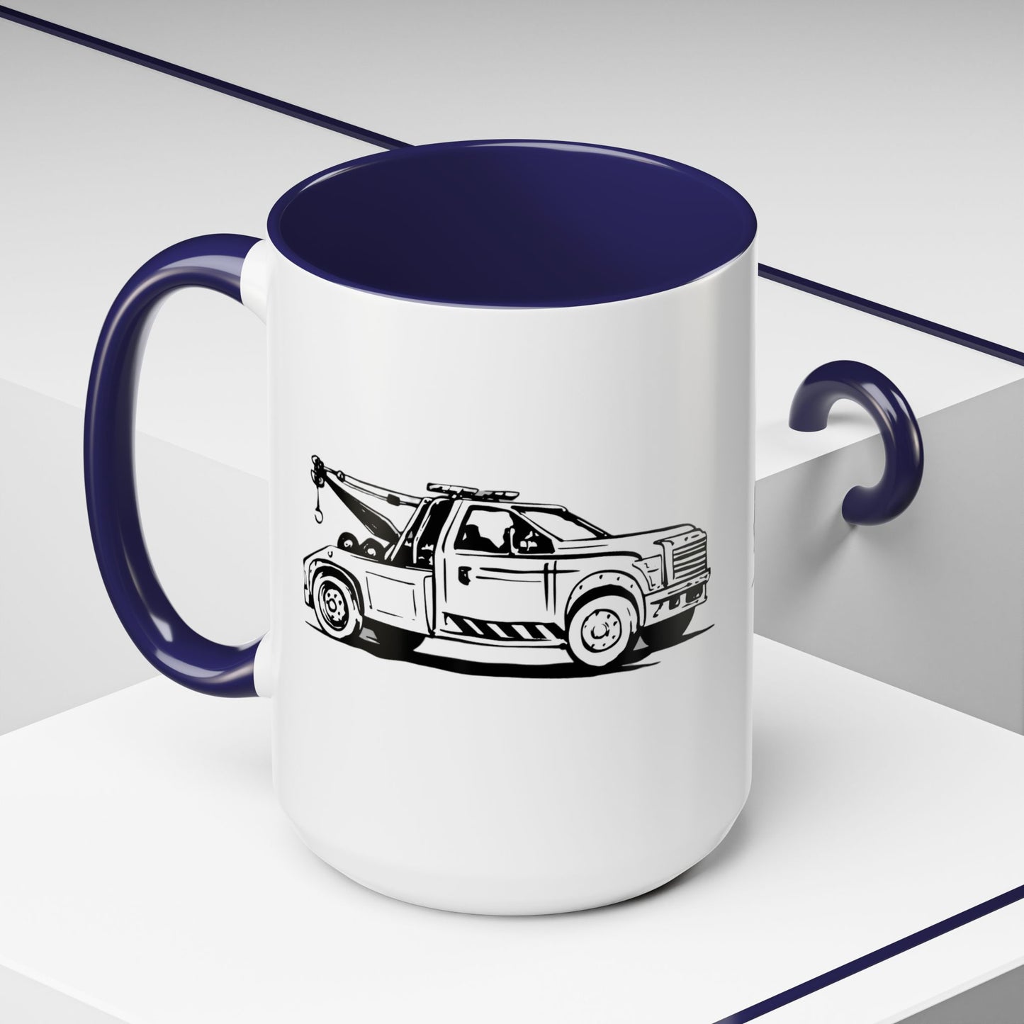 Wheel Lift Tow Truck 2-Tone Coffee Mug