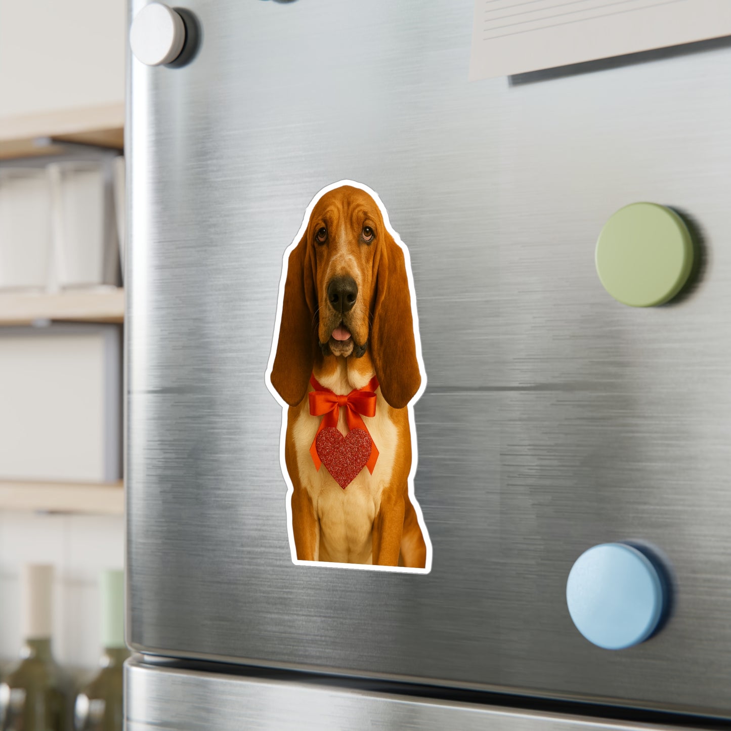 Cupid's Companion Basset Vinyl Decal