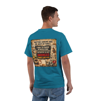 Unhinged Family Men's Short-Sleeve Crewneck Tee
