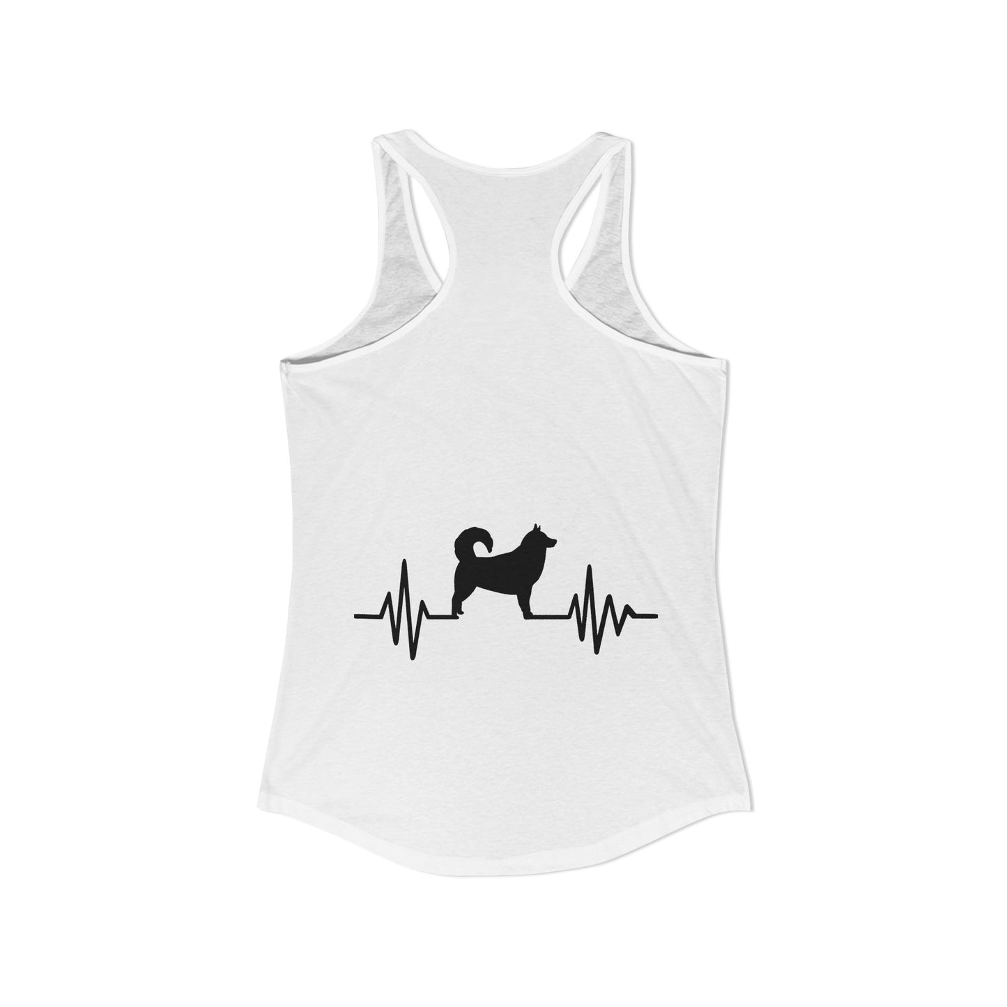My Heart Beats For Malamutes Women's Racerback Tank